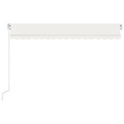 VIDAXL Auvent Manuel Rétractable Avec Led 450x350 Cm Crème 12 VIDAXL Auvent Manuel Rétractable Avec Led 450x350 Cm Crème -VerdeLuxe 645657cba9da15.03257129