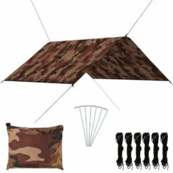 VIDAXL Bâche D'extérieur 3x2,85 M Camouflage