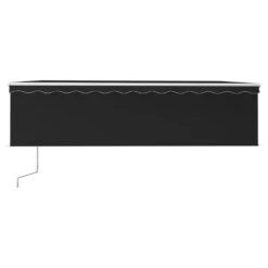 VIDAXL Auvent Rétractable Automatique Avec Store 5x3 M Anthracite -VerdeLuxe 645a95a69a1786.91117490