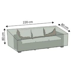 Happy People Housse Pour Salon De Jardin Deluxe 220x80x80 Cm Gris -VerdeLuxe 645a96aa092e72.51960839