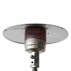 Chauffage D'extérieur à Gaz 13kw - Siberia - Parasol Chauffant Noir. Avec Roulettes Et Stabilisateur -VerdeLuxe 645b907188dec2.51551384