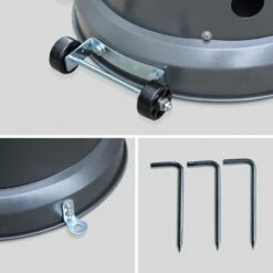 Chauffage D'extérieur Gaz 12.5kw - Finland - Parasol Chauffant Gris. Réglable. Porte En Façade Et Roulettes 15 Chauffage D'extérieur Gaz 12.5kw - Finland - Parasol Chauffant Gris. Réglable. Porte En Façade Et Roulettes -VerdeLuxe 645b907eb42bf1.98988397