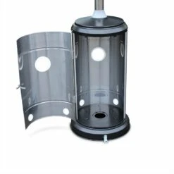 Chauffage D'extérieur Gaz 12.5kw - Finland - Parasol Chauffant En Acier Inoxydable. Réglable. Porte En Façade Et Roulettes -VerdeLuxe 645b9090de0003.71101977