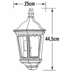 Konstsmide Applique Murale Firenze Noir Mat -VerdeLuxe 645e870c056ac3.37766557