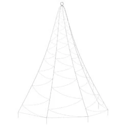 VIDAXL Arbre Mural Avec Crochet Métallique 720 Led Bleu 5 M Int/ext -VerdeLuxe 645e8722dcbde2.65985206