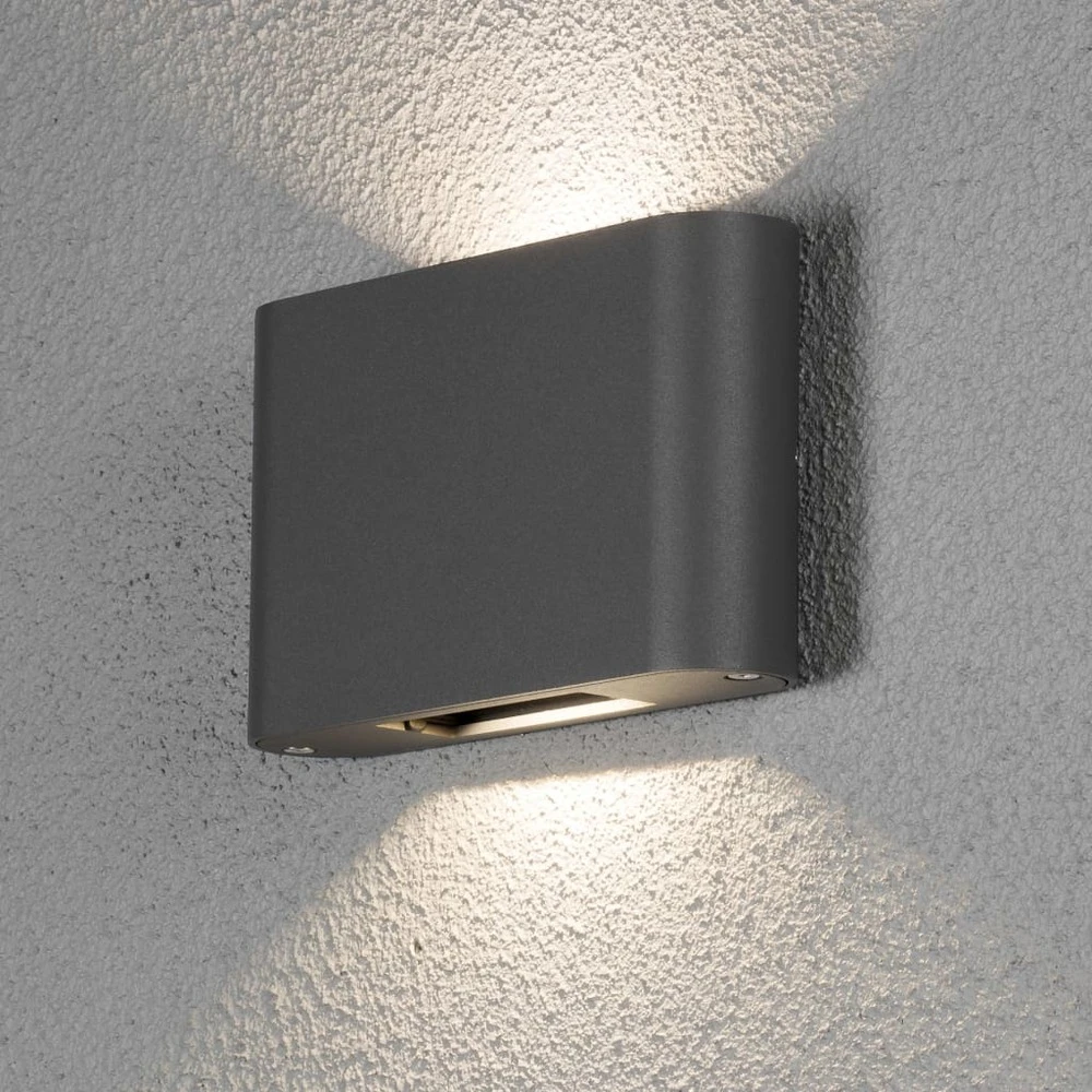 Konstsmide Applique à Led Chieri 2x6w Anthracite 5 Konstsmide Applique à Led Chieri 2x6w Anthracite – Image 3