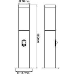 BRILLIANT Borne Detecteur Dody Couleur Noir E27 -VerdeLuxe 645e8745493621.68813808