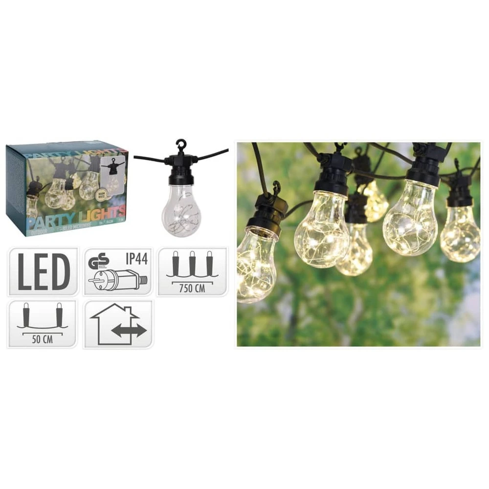 Progarden Ensemble D'éclairage à Led De Fête De Jardin 100 Micro Led 3 Progarden Ensemble D'éclairage à Led De Fête De Jardin 100 Micro Led