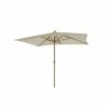 Parasol Droit Hoani En Bambou Contreplaqué Et Tissu Beige Clair -VerdeLuxe 646229b3ea3416.50547321
