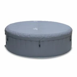 Spa Mspa Gonflable Rond – Kili 6 Gris 6 Places - Système Anti-gel + Bâche. 180 Cm. Pompe. Chauffage. Gonfleur. Filtre -VerdeLuxe 64627b7db025b6.25615097