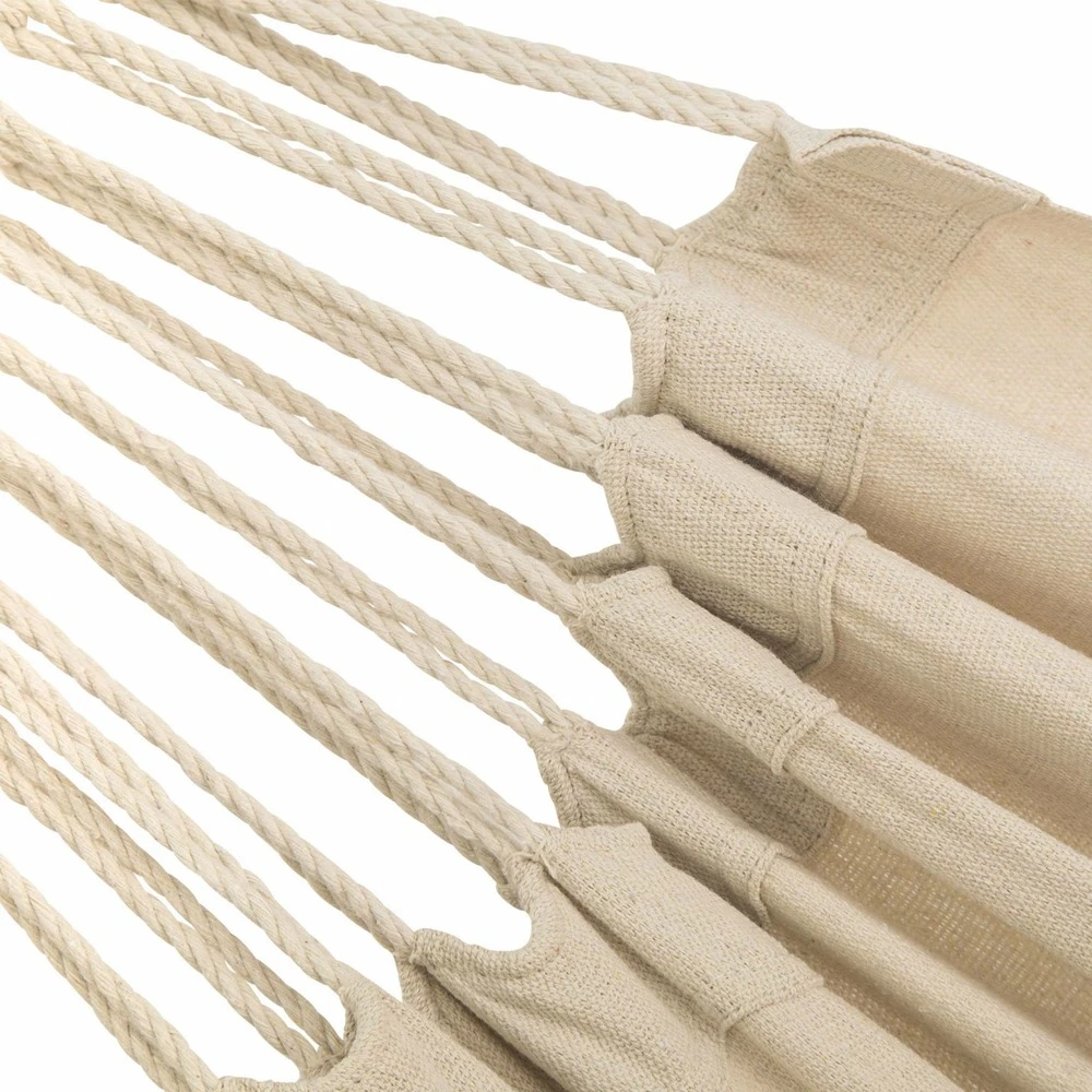 Toile De Hamac écru. 1 Personne. 100% Polycoton. 240x160cm 6 Toile De Hamac écru. 1 Personne. 100% Polycoton. 240x160cm – Image 4