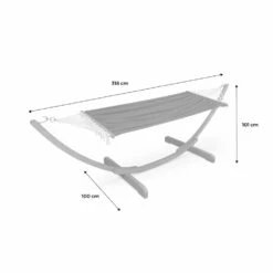 Hamac En Bois - Hamaca - Hamac 317x100cm Avec Toile En Coton 15 Hamac En Bois - Hamaca - Hamac 317x100cm Avec Toile En Coton -VerdeLuxe 64627e2ae7b949.64562103