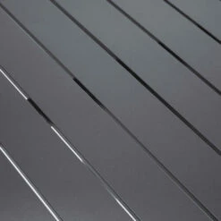 Plateau De Table En Aluminium Carrée Gris 70x70cm -VerdeLuxe 646bb2e533a767.47810102