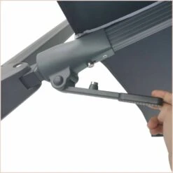 Parasol Déporté Poivre + Dalle Et Housse L400xh272xl300 - Jules - Cezare -VerdeLuxe 646bb5c11927d4.42114660