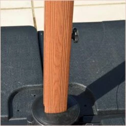 Parasol Déporté Ecru + Dalle Et Housse L400xh272xl300 - Gabin - Cezare -VerdeLuxe 646bb5d11fb6d9.56518945