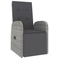 VIDAXL Ensemble De Salon De Jardin 2 Pcs Gris Poly Rotin Et Acacia -VerdeLuxe 646d143d4cd121.21491944