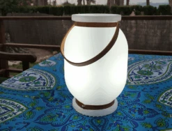 Lampe Nomade Candela Batterie Rechargeable Led Rgb Avec Télécommande Hauteur 29cm -VerdeLuxe 646fa679b25647.31772705