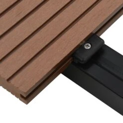 VIDAXL Panneaux De Terrasse Wpc Et Accessoires 10 M² 4 M Marron Clair -VerdeLuxe 646fa6c272e652.76155012