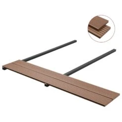 VIDAXL Panneaux De Terrasse Wpc Et Accessoires 10 M² 4 M Marron Clair -VerdeLuxe 646fa6c2765620.71087771