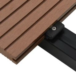 VIDAXL Panneau De Terrasse Et Accessoires Wpc 16 M² 2,2 M Marron Clair -VerdeLuxe 646fa6cd1ec6a5.87089072