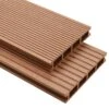 VIDAXL Panneaux De Terrasse Wpc Avec Accessoires 10 M² 4 M Marron -VerdeLuxe 646fa6ead8d8d7.06024717