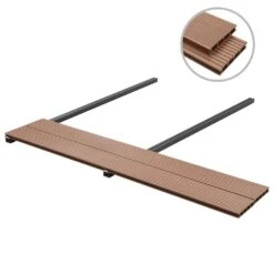 VIDAXL Panneaux De Terrasse Wpc Avec Accessoires 35 M² 4 M Marron -VerdeLuxe 646fa6f69041e0.81176604