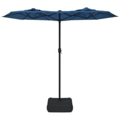 VIDAXL Parasol à Double Tête Avec Led Bleu Azuré 316x240 Cm 12 VIDAXL Parasol à Double Tête Avec Led Bleu Azuré 316x240 Cm -VerdeLuxe 6470a72f16d343.75561042