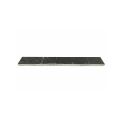 Bordure De Jardin Piquet Ardoise Clivée 80x10x3 Cm - Noir (lot De 5)