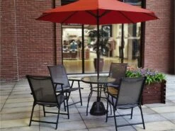 Pied Chauffant De Parasol "colas" 1500w - Noir -VerdeLuxe 6478f26d267d02.13515884