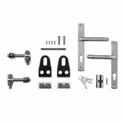 Portillon Barreaudé Acier Galvanisé Passage 1m Gris Anthracite H 1m50 -VerdeLuxe 64793f5abc5026.52374803