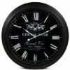 Horloge Ancienne Murale Cheval Noir Métal Noir 58cm -VerdeLuxe 6479de1ae2ad21.50700567