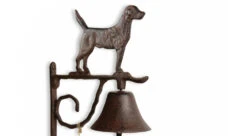 Cloche Chien Fonte Marron 21x11x26cm -VerdeLuxe 6479de33d723e0.78987607