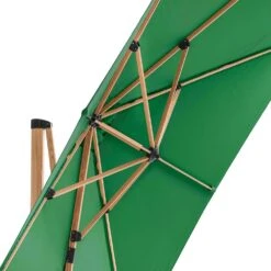 Parasol Déporté 3x3m Et 4 Dalles Lestées Effet Bois Vert Cactus -VerdeLuxe 647b2f8d13ddb9.06423148