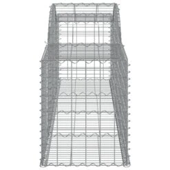 VIDAXL Paniers à Gabions Arqués 17 Pcs 300x50x60/80 Cm Fer Galvanisé -VerdeLuxe 647dd2f87707d8.59600324