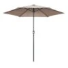 Parasol Droit 3m En Aluminium Taupe -VerdeLuxe 64802239befca7.54275048