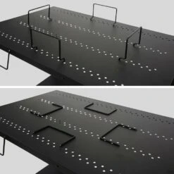 Desserte Extérieure Noire En Acier Modulable Pour Plancha Avec Deux Roues -VerdeLuxe 6482c3f294cba5.11950508