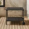 Desserte Extérieure Noire En Acier Modulable Pour Plancha Avec Deux Roues -VerdeLuxe 6482c3f29e98b1.09555717
