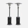 Lot De 2 Chauffages Extérieur à Gaz Noir. Parasols Chauffants De Terrasse Finland 12.5kw Avec Roulettes 1 Lot De 2 Chauffages Extérieur à Gaz Noir. Parasols Chauffants De Terrasse Finland 12.5kw Avec Roulettes -VerdeLuxe 648318a1237149.97038892