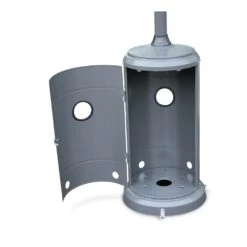 Lot De 2 Chauffages Extérieur à Gaz Gris. Parasols Chauffants De Terrasse Finland 12.5kw Avec Roulettes -VerdeLuxe 648318a4d49e31.07118611