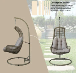 Fauteuil Suspendu Couleur Cuivre -VerdeLuxe 648864d731ca47.36084989