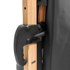 Parasol Déporté Carré 3x3m Effet Bois Anthracite -VerdeLuxe 648864fd7f4e71.58284093