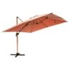 Parasol Déporté Carré 3x3m Effet Bois Argile 2 Parasol Déporté Carré 3x3m Effet Bois Argile -VerdeLuxe 64886501c73c76.21411044
