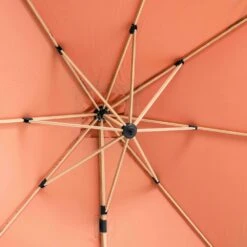 Parasol Déporté Carré 3x3m Effet Bois Argile 13 Parasol Déporté Carré 3x3m Effet Bois Argile -VerdeLuxe 64886501f3dfe5.12566841