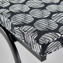 Coussin Pour Bain De Soleil Noir Et Blanc 186 X 60 X 5cm -VerdeLuxe 64886579586dc4.24238956