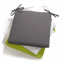 Lot De 4 Galettes De Chaise Polyester écru 40x40x3 Cm 11 Lot De 4 Galettes De Chaise Polyester écru 40x40x3 Cm -VerdeLuxe 6488657acc1cc1.27225711