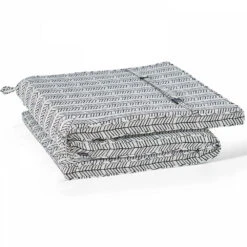 Coussin Bain De Soleil Polyester Blanc Et Noir 186 X 60 X 5 Cm -VerdeLuxe 6488658f6b5d36.37011919