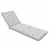 Coussin Bain De Soleil Polyester Blanc Et Noir 186 X 60 X 5 Cm -VerdeLuxe 6488658f769104.31019150