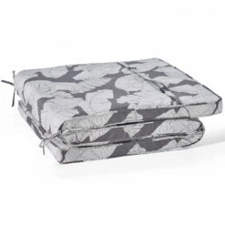 Lot De 2 Coussins Bain De Soleil Polyester Gris 186x60x5 Cm -VerdeLuxe 64886590dd47b4.49769946