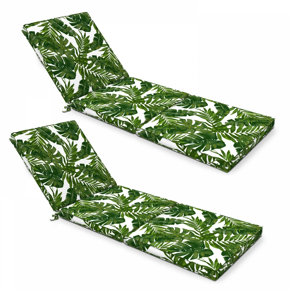 Lot De 2 Coussins Bain De Soleil Polyester Blanc 186x60x5 Cm 3 Lot De 2 Coussins Bain De Soleil Polyester Blanc 186x60x5 Cm