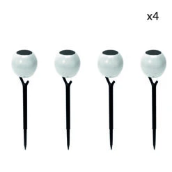 Solar Peaky Ball - Pack De 4 Lampes